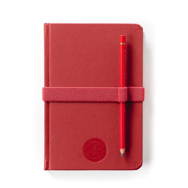 First Draft Co. Hardcover Notebook Brick Red